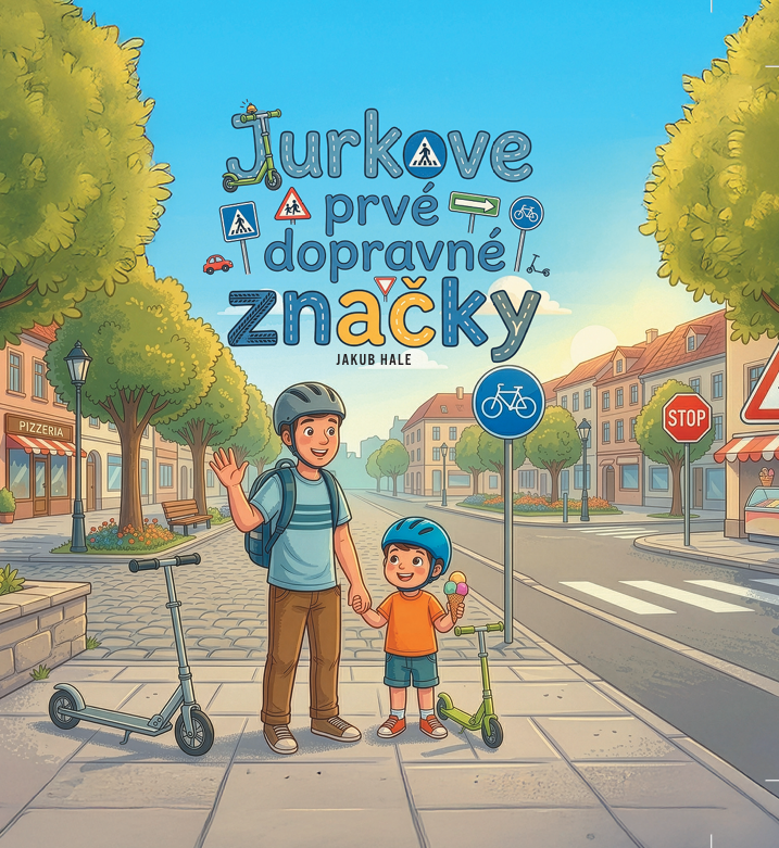 Obal knihy Jurkove prvé dopravné značky